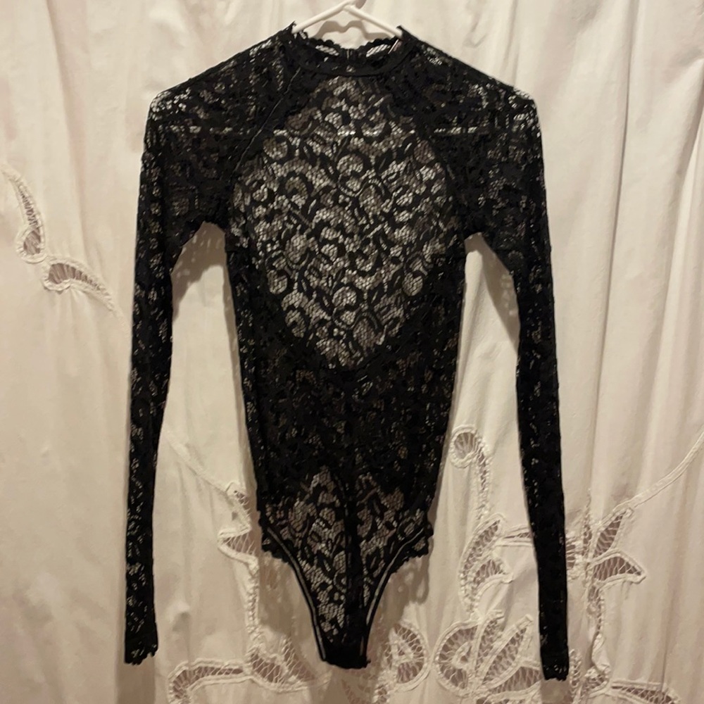 Black Lace Teddy